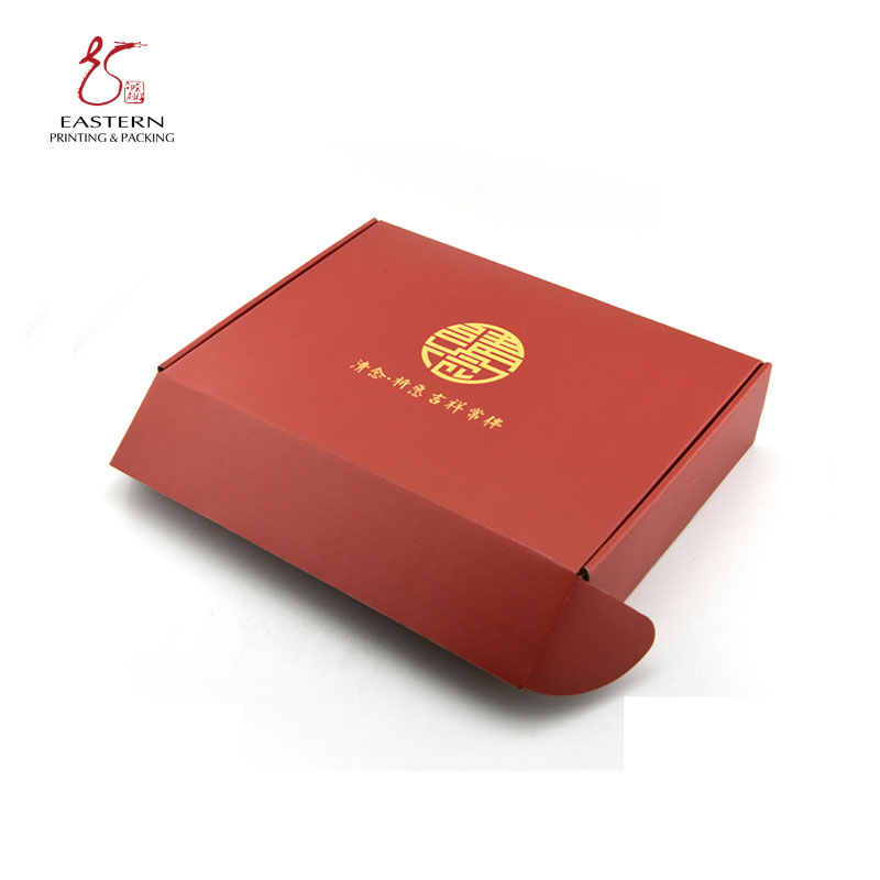 Tuck Top Corrugated Cardboard Shipping Boxes Custom Colored Printing