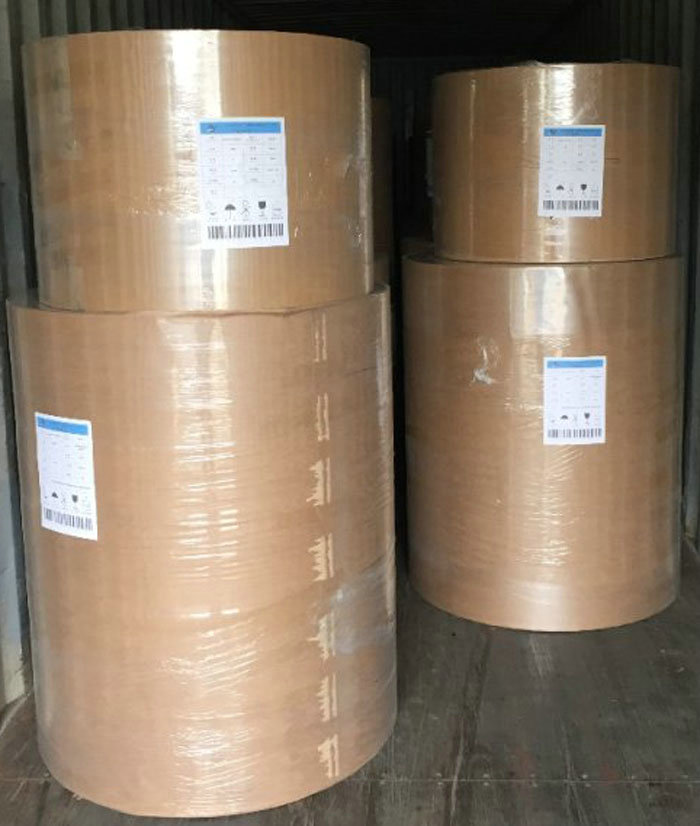 Biodegradable bamboo pulp Paper 70g 90g Brown Packaging Paper for food Wrapper