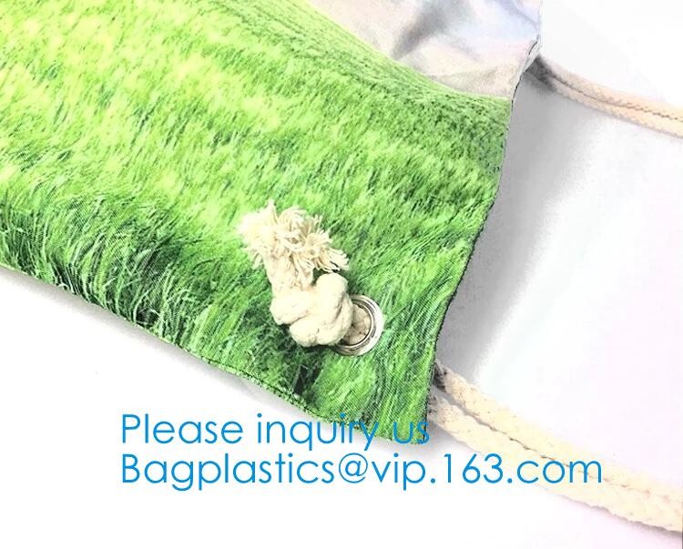 Sport Gym Drawstring Backpack Polyester Draw String Bags,Dacron Drawstring Backpack Shoulder Bags, bagease, bagplastics
