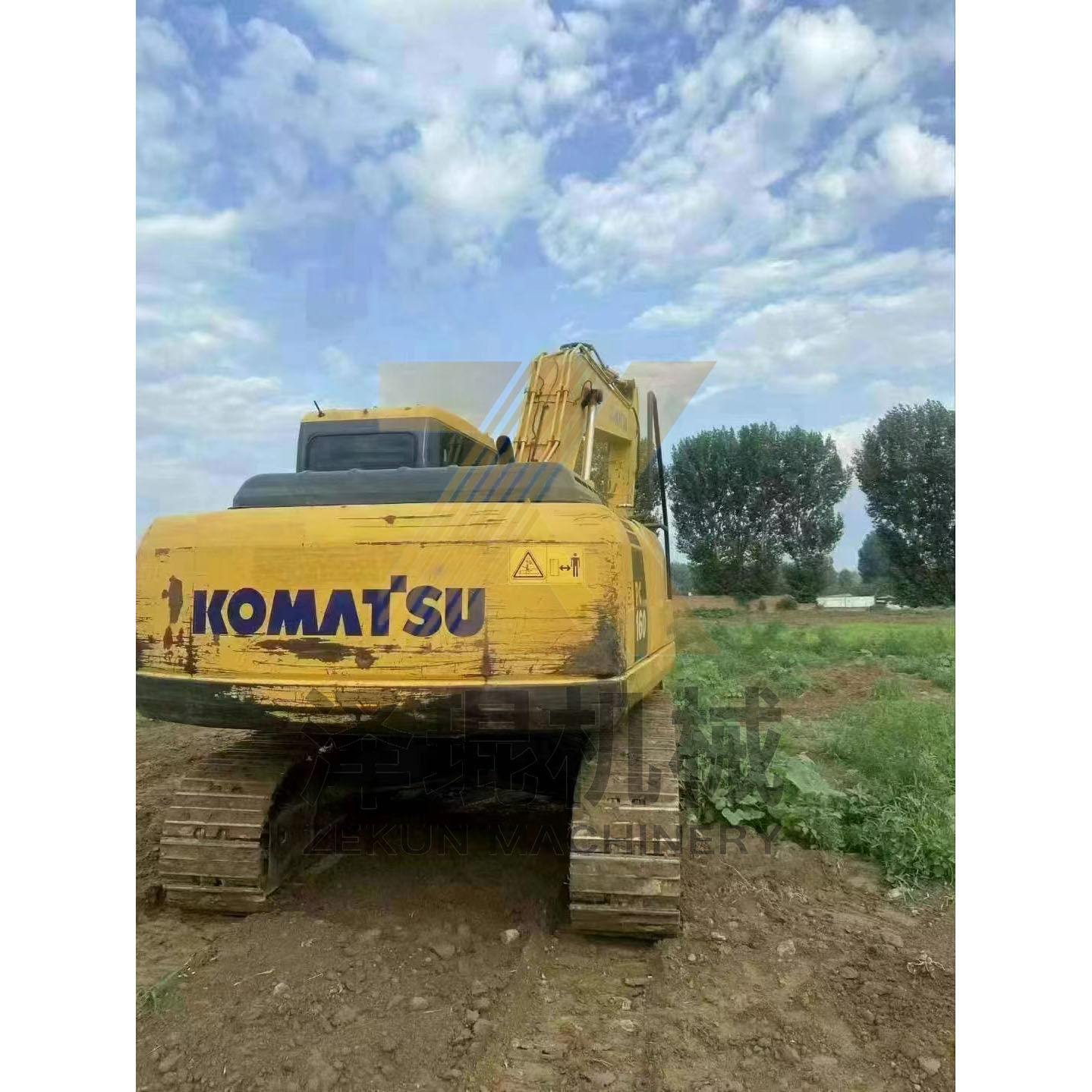 Komatsu PC160 16 Ton Excavator Original Used Machine with Low Working Hours in Japan