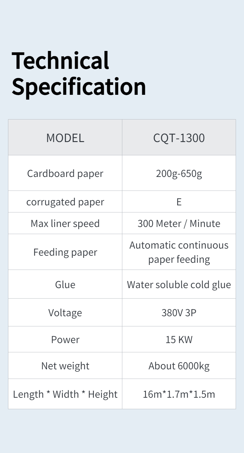 Easy Operation CQT-1300 Folder Gluing Machine for 4 Corner Box and 6 Corner Paper Box