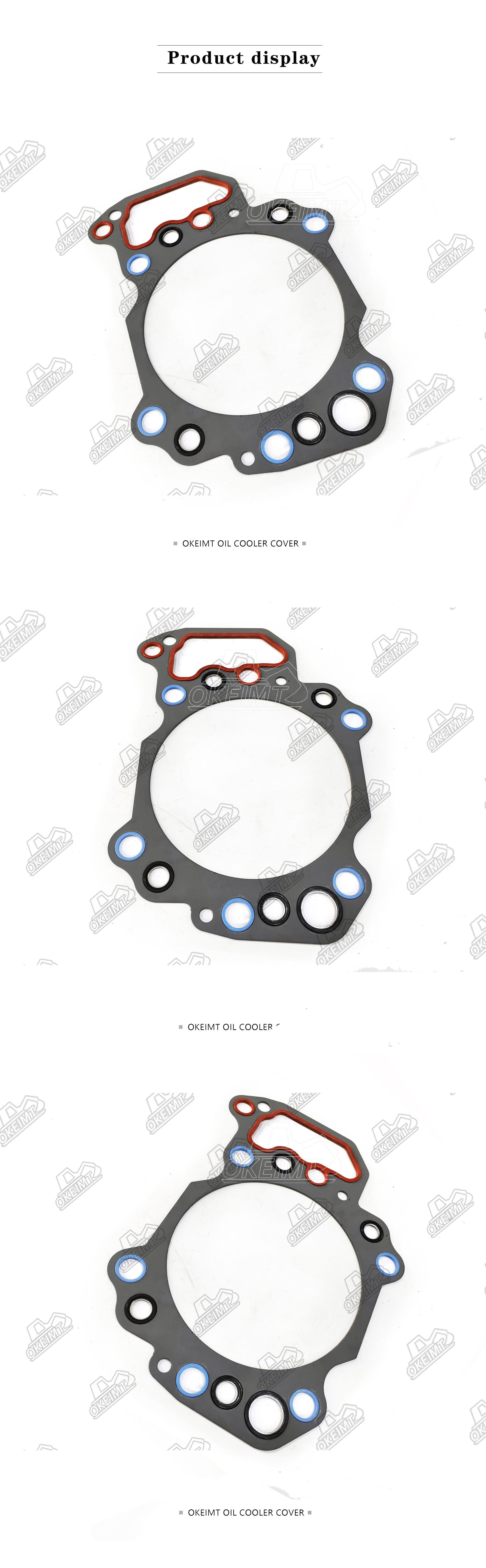 Irregular Cylinder Head Gasket For Komatsu 6D125-7-8 Iron Gasket Kit