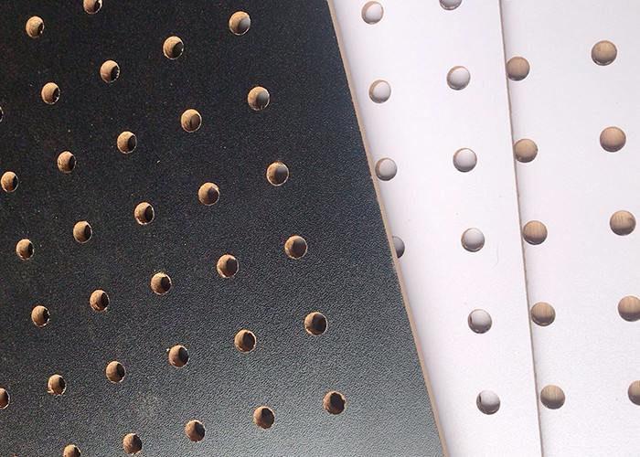 750kg/m3 MDF Pegboard Wood Photo Frame Perforated Hardboard With Holes