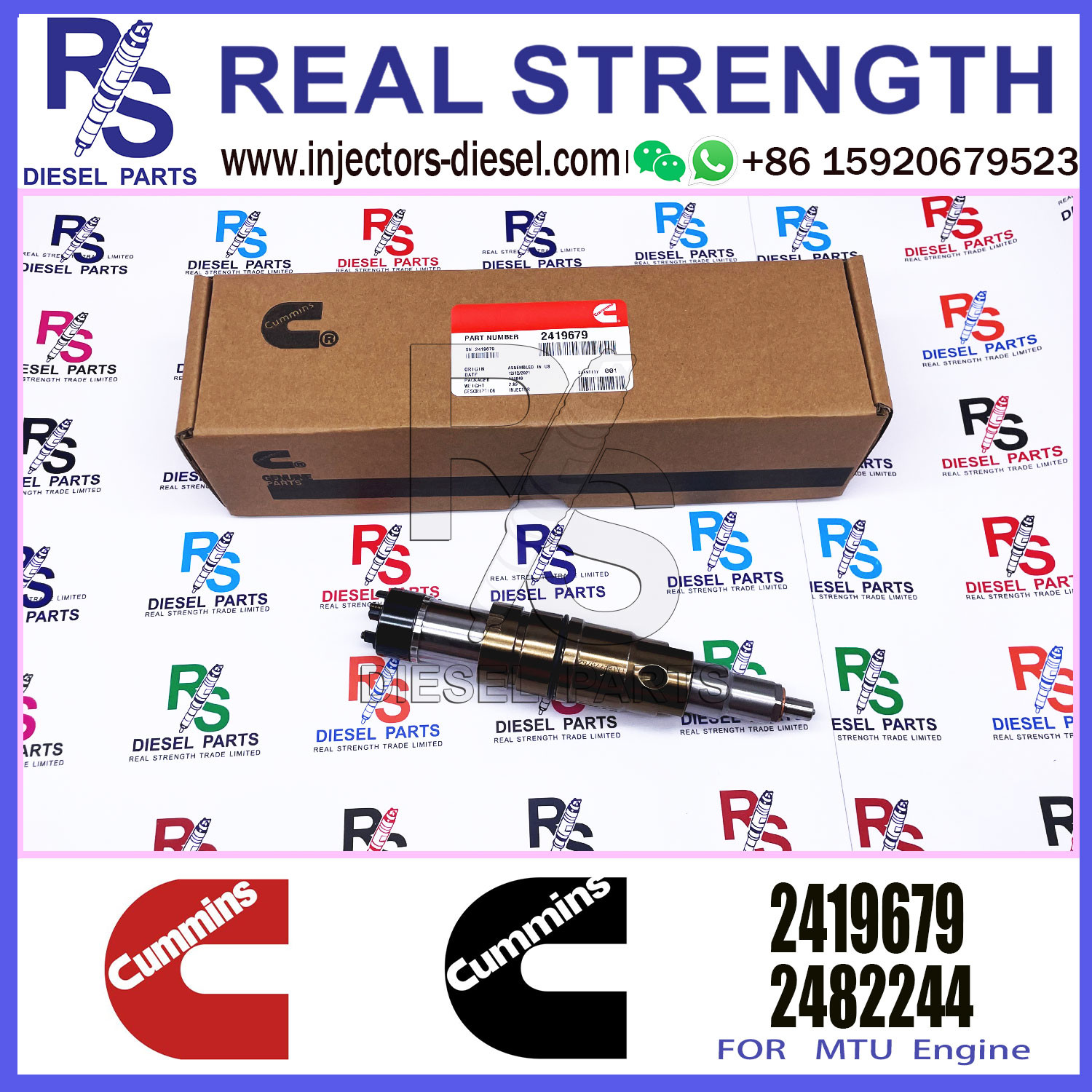New fuel injector 1881565 common rail injector 1881565 for diesel fuel engine DC13 1933613 2057401 2058444 2419679