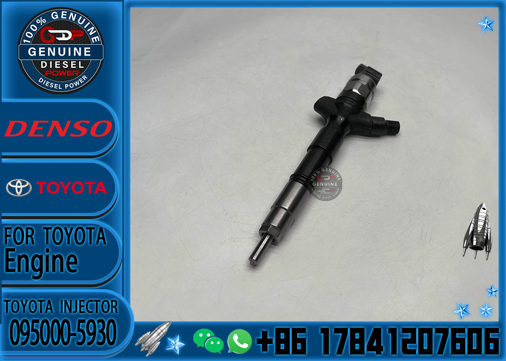 Diesel fuel injector 095000-7760 095000-5930 095000-5931 095000-5660 23670-09060 23670-09061 for TOYOTA