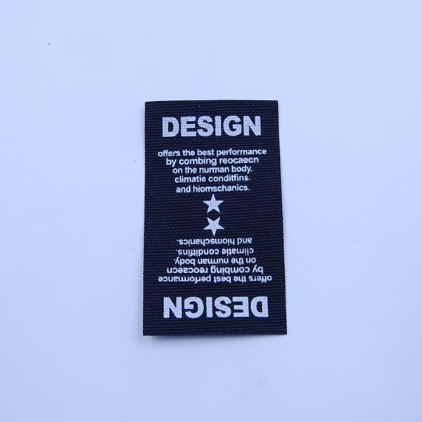 High quality custom hem woven label,clothing woven label,garment woven label