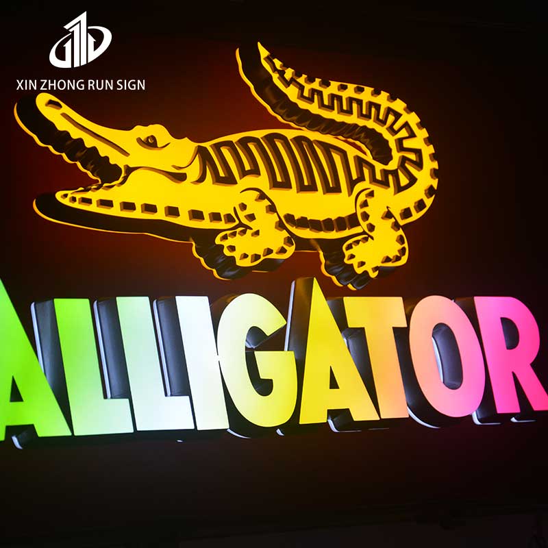 Popular Indoor Sign LED Acrylic Sign LED Acrylic Alphabet Stainless Steel Alphabet Lighting Letter Sign