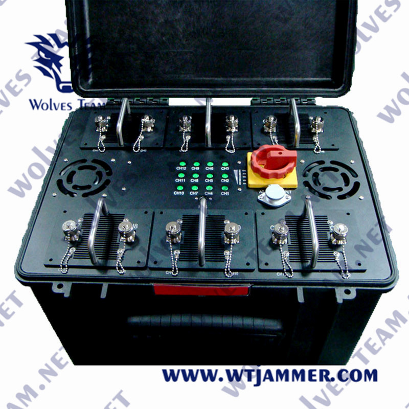 600W High Power 2.4 Ghz Drone Jammer Up To 2500m