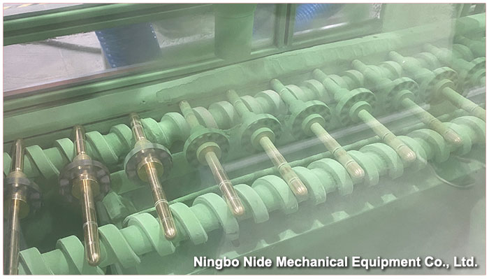 Electrostatic powder coating automatic line for brushless motor stator core insulation