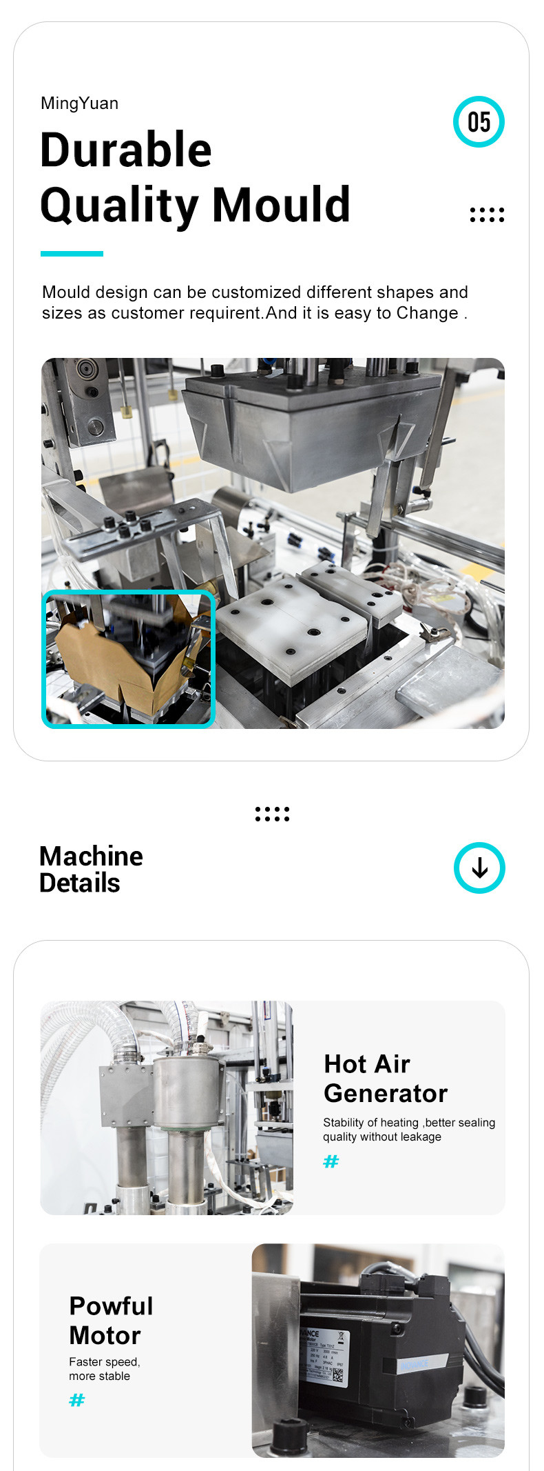 Disposal Paper Take Away Lunch Food Box Making Machine Full Automatic