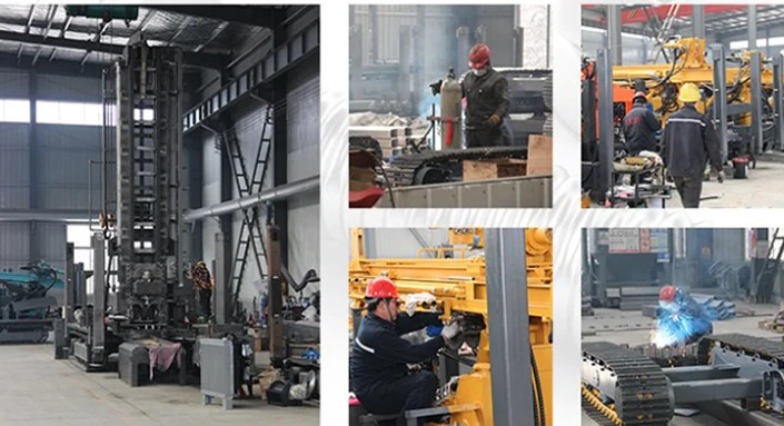 JDL-350 Rotary Wireline Mineral Exploration Drilling Rig Crawler Mounted Top Drive