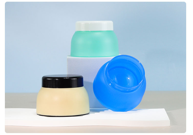 PP Material 2024 Colored Face Cream Jar Container 5G/10G/20G/30G/50G Cosmetic Jar Cream Bottle for Customized Skincare