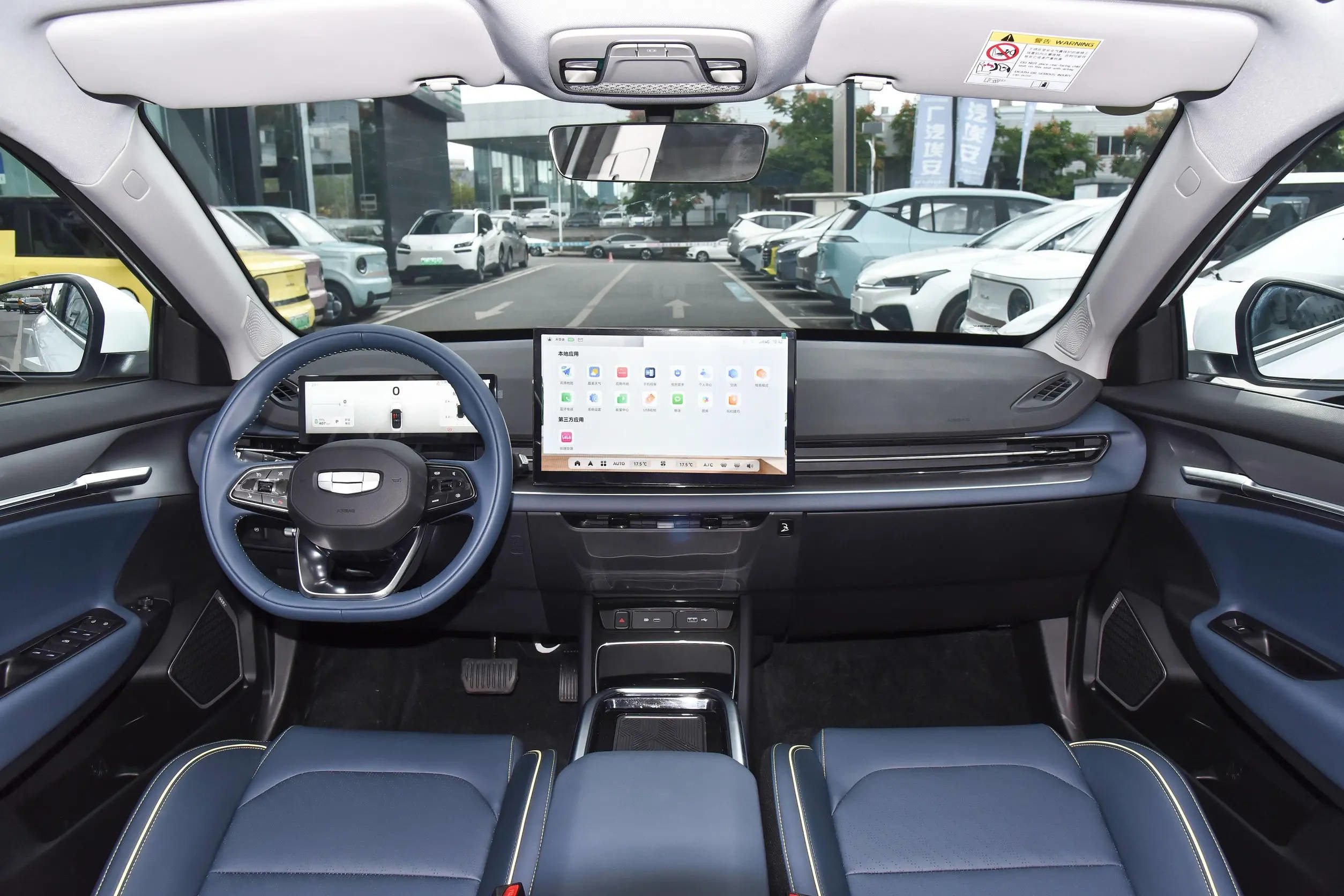 Electric Vehicles Geely Atlas G6 Model Brand New 410KM 136hp Pure Electric