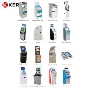 19 Inch Library Queue Kiosk Built-In Rfid Reader Book Returning Terminal Borrow