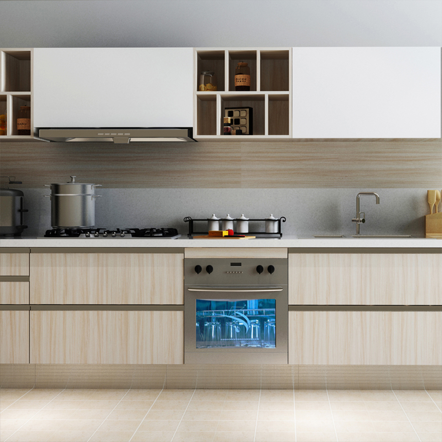 American Kitchen Cabinet Sale Complete Furniture with Particleboard Door Material