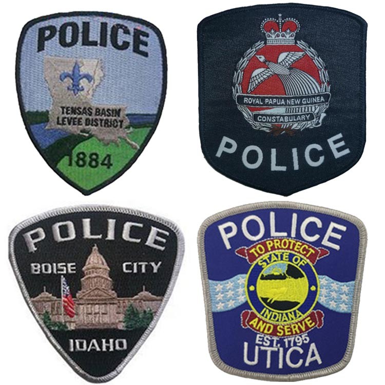 ODM Twill Police Embroidered Patch