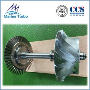 Mitsubishi Exhaust Gas Turbo Compressor Wheel Axial With Diesel Engine