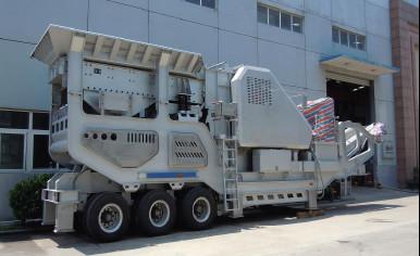 210 TPH Mobile Crusher Machine 75Kw Portable Jaw Crusher For Mountain Stone