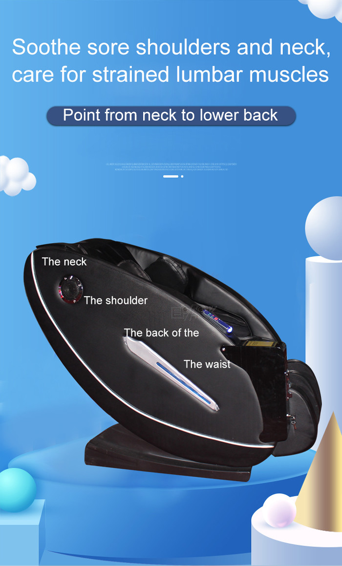 Electric Total Body Shiatsu Recliner Massage Chair Amusement Coin Operated