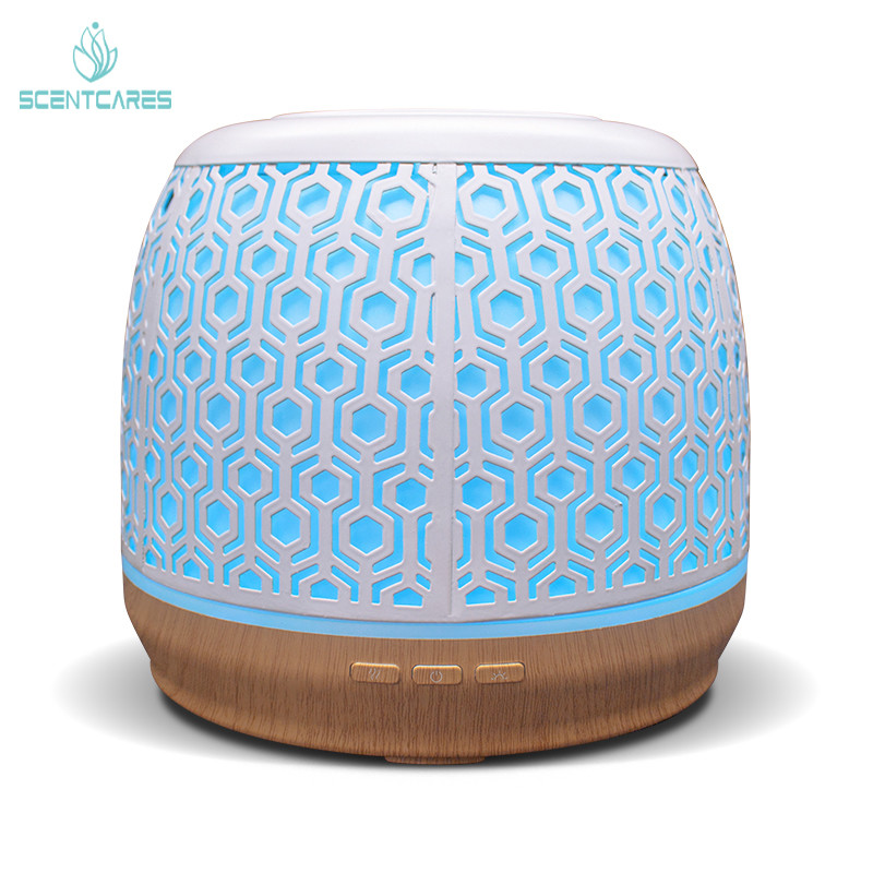 500ML Essential Oil Diffuser metalic design aroma diffuser iron art