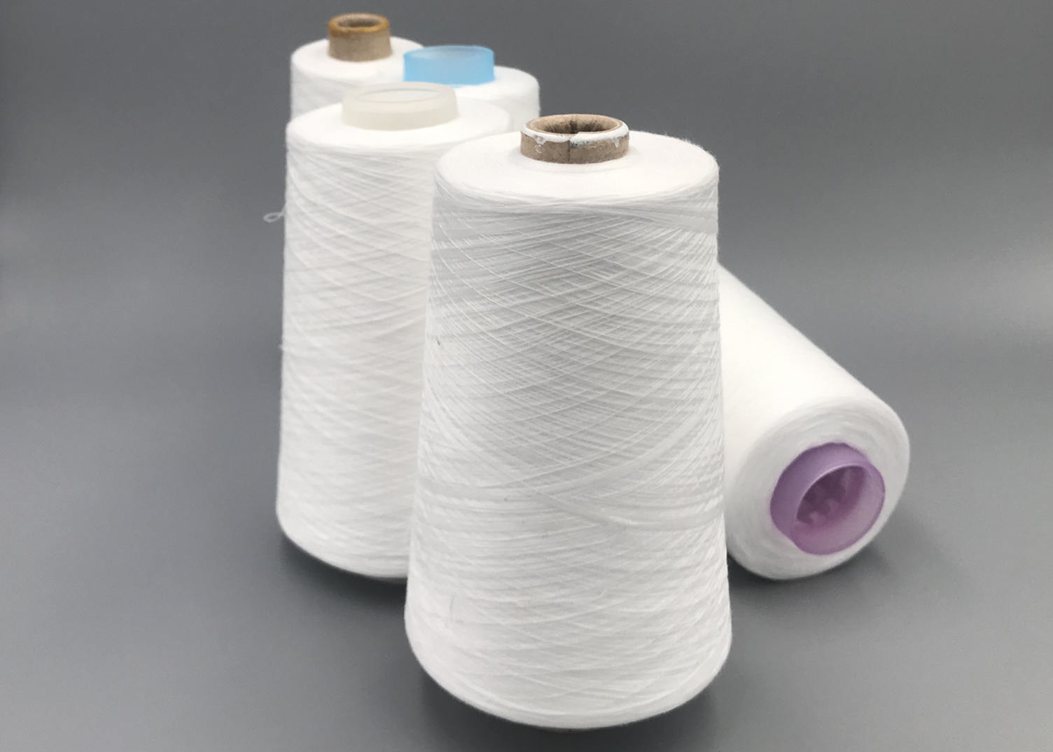 Dyeable 30/2 And 30/3 TFO Heat Set Polyester Yarn Bulk Sewing Thread Polyester