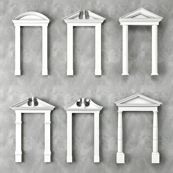 Quality Modern Design EPS  Stucco Trim Around Doors Straight Window And Door Crown Molding for sale