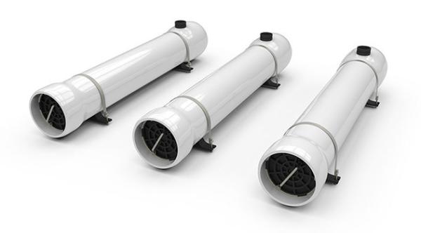 Polished SWRO Desalination FRP Filter Housing RO Prefiltration Fiberglass