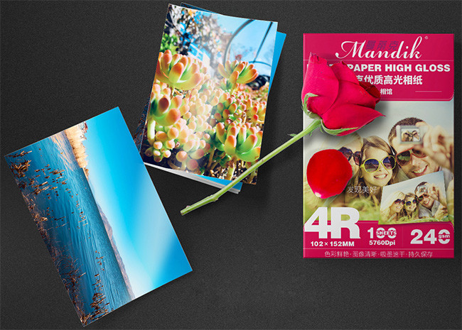 Cast Coated Glossy 4R 240gsm Photographic Printing Paper