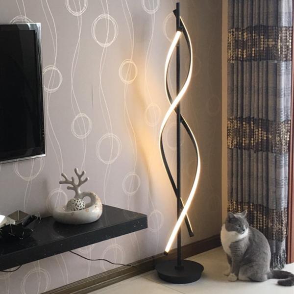 Minimalist floor lamp For Living room Bedroom spiral Lamp led floor lamp（WH-MFL
