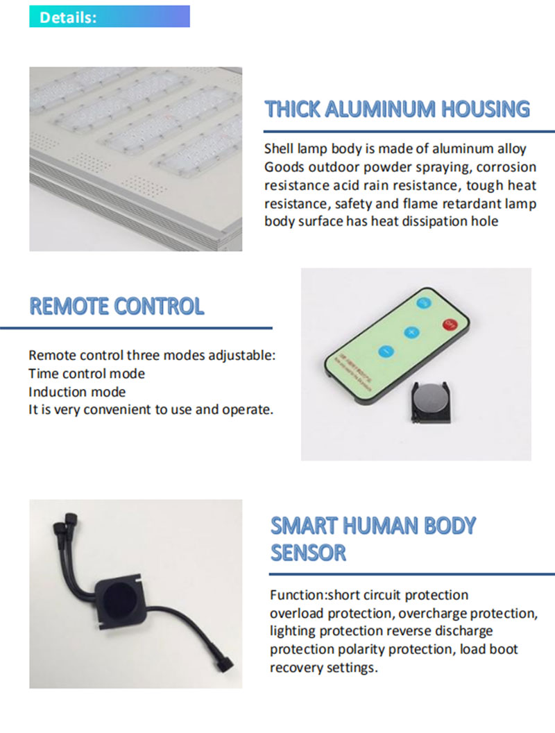 Outdoor Solar LED Street Light