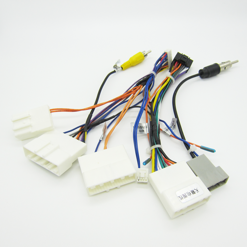 PVC Custom Motorcycle Wiring Harness Cable RoHS Tinned Copper