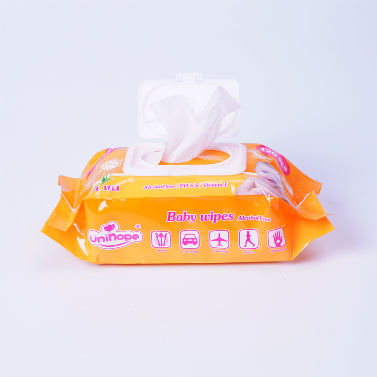 Non-Woven Comfortable Cleaning Paraben Free Baby Wet Wipes with ISO Certificate
