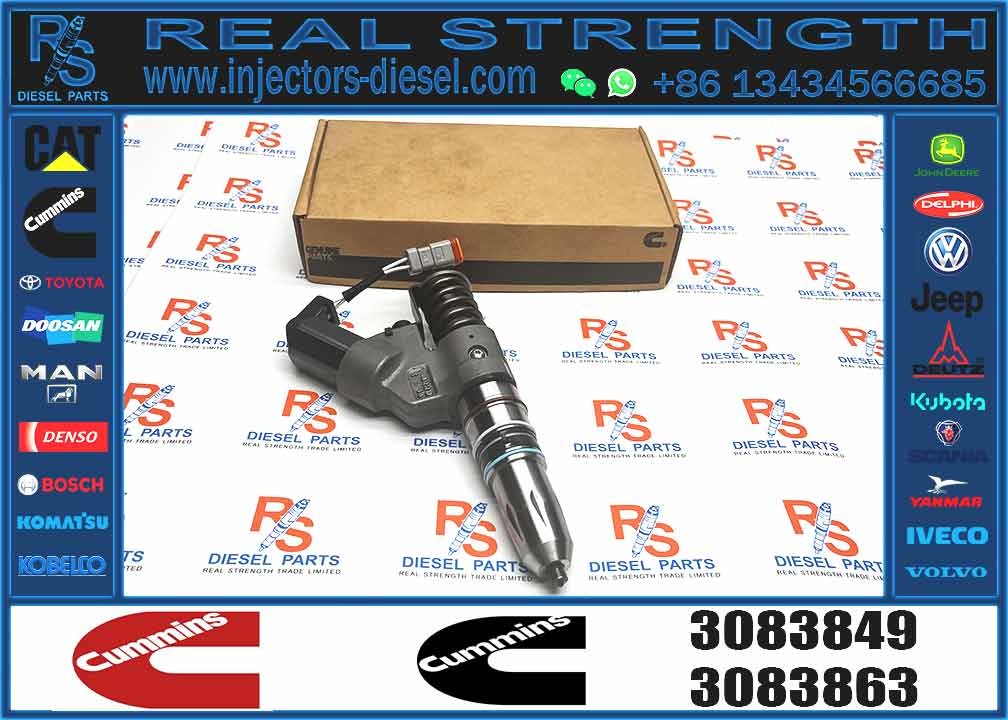 Diesel Engine parts 3083849 3411756 fuel injector for Cummins