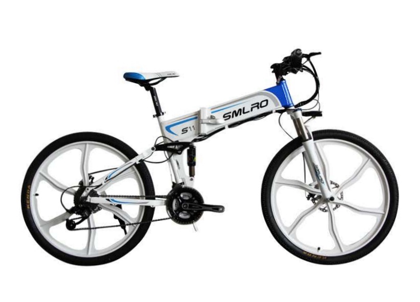 0.5KW 26 Inch Folding Electric Bike With Shimano Gear Multifunctional