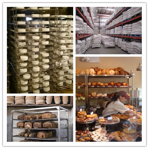 bakery storage wire racks