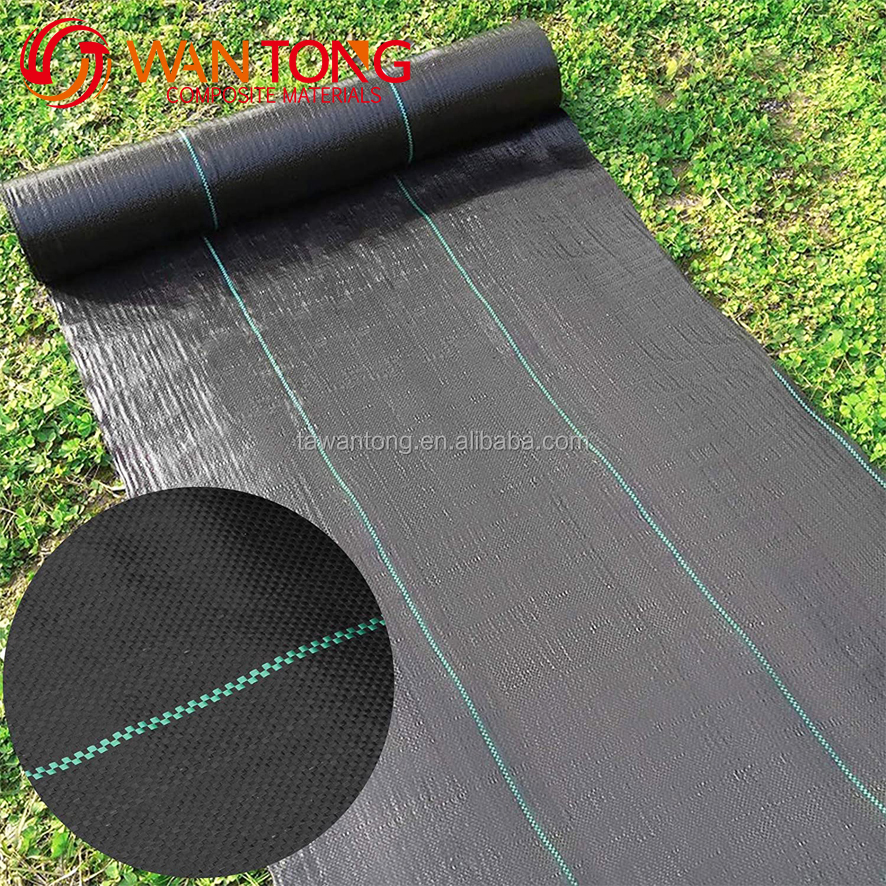 Durable Ground Cover Silt Fence Black Fabric for Farm Orchard Garden Weed Control