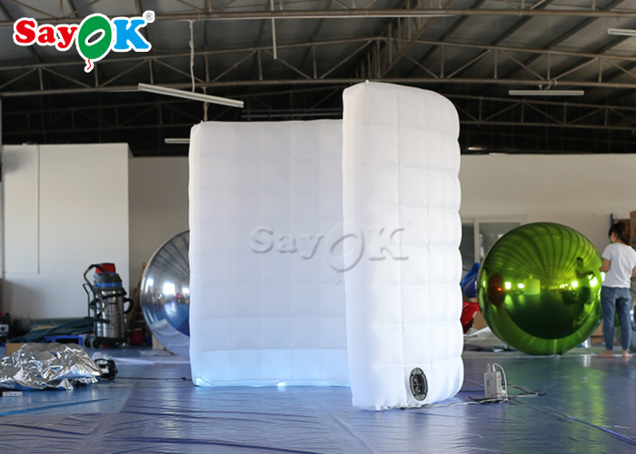 Christmas Photo Booth Durable Oxford Cloth Inflatable Photo Booth For Trade Shows / Event / Mall