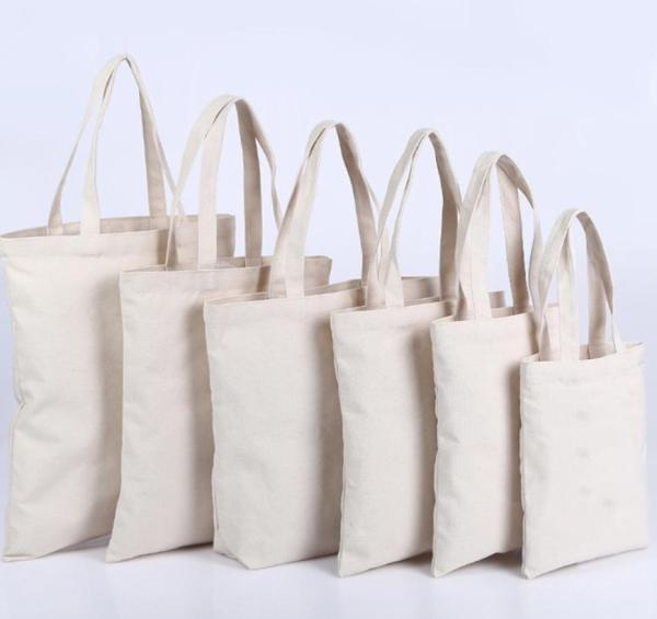Cotton Material standard size cotton tote bag Long Shoulder Belt Canvas Cotton