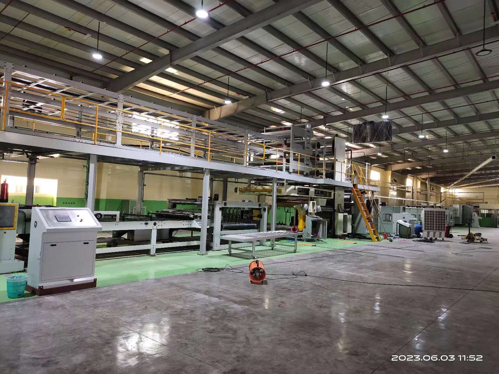 Corrugated Cardboard Production Line With 3 5 Or 7 Layers And Advanced Technology