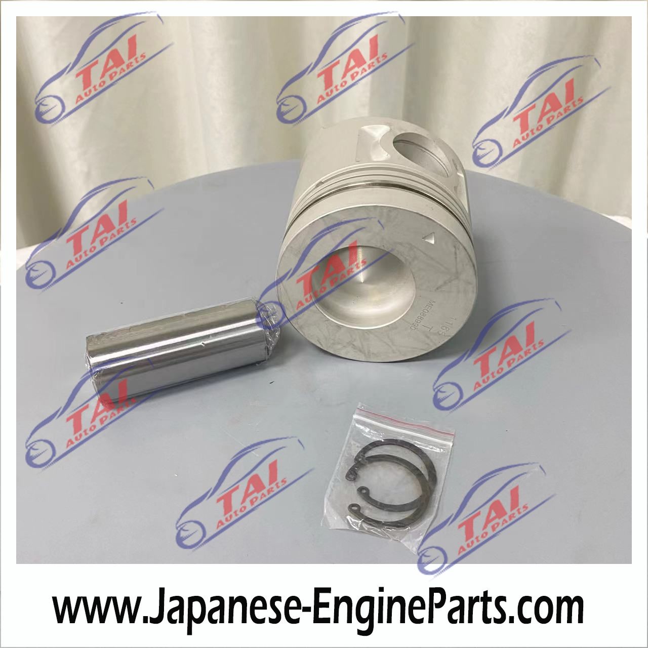 Standard Size Auto Transmission Parts Piston M088990 For Mitsubishi Fuso 4D34 Engine