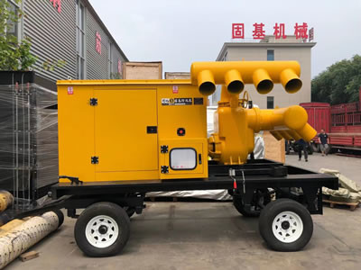Self Priming Diesel Water Pump Set 1450 RPM Diesel Engine Water Pump For Mine