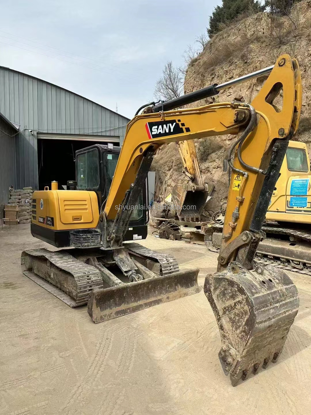 High Work Efficiency at a Used Sany SY60C Excavator with Original Hydraulic Cylinder