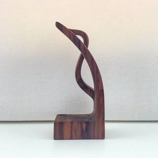 Exquisite Workmanship Wooden Art Sculpture , Handmade Wooden Sculptures