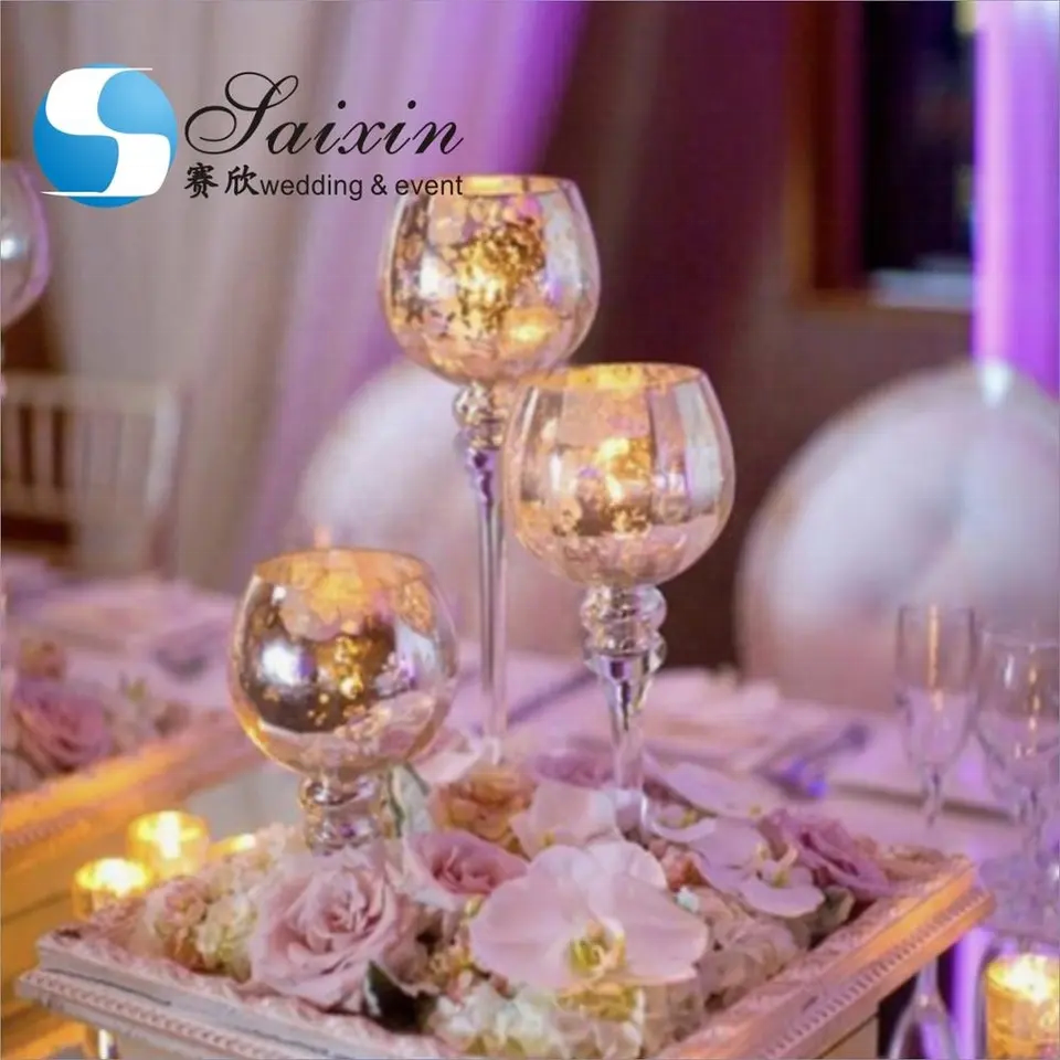 Crystal Wineglass Luxury Wedding Table Decoration Clear Glass Crystal Wedding Cup Red Wine Glass
