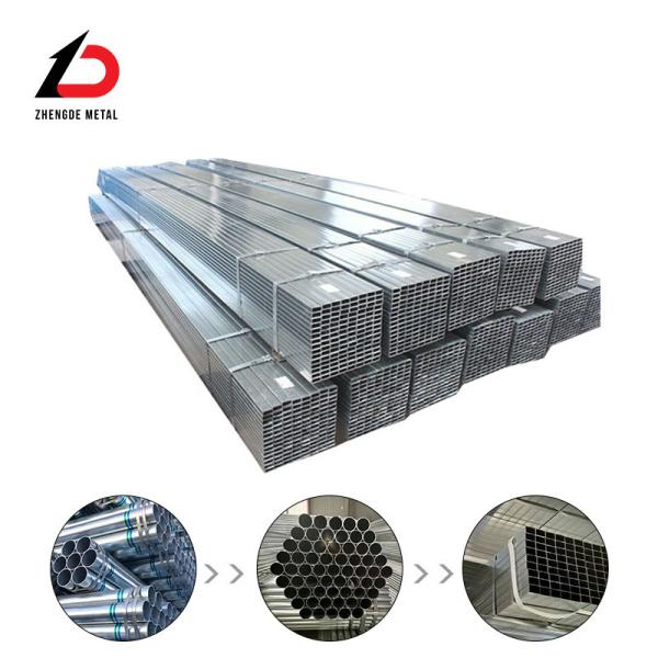 150*150*3mm 6m Length Hot Dipped Galvanized Carbon Steel Square Tube /Pipe for
