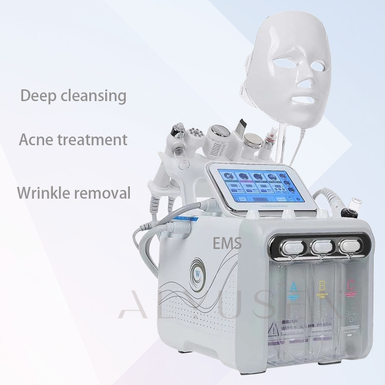 Small H2O2 Hydrafacial Machine , Facial Aqua Bubble Hydro Dermabrasion Machine