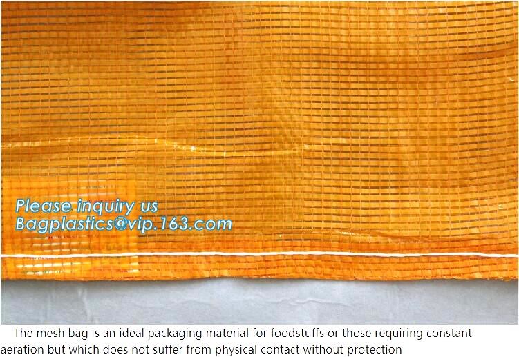 Reusable Solid Shopping Bag String Grocery Bag Shopper Cotton Tote Mesh Net Woven Portable Durable Shopping, BAGEASE