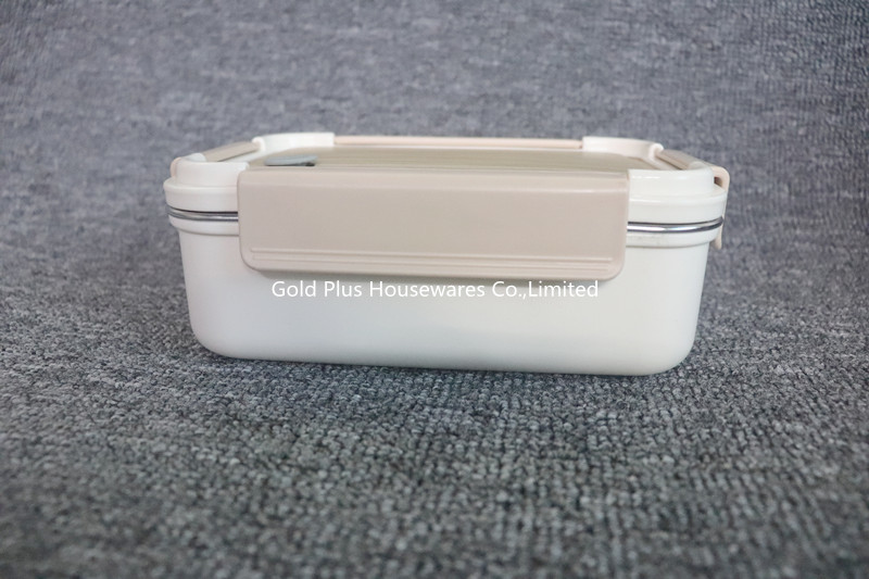 Stainless Steel Double Layer Leakproof Bento Box 2 Or 3 Compartment