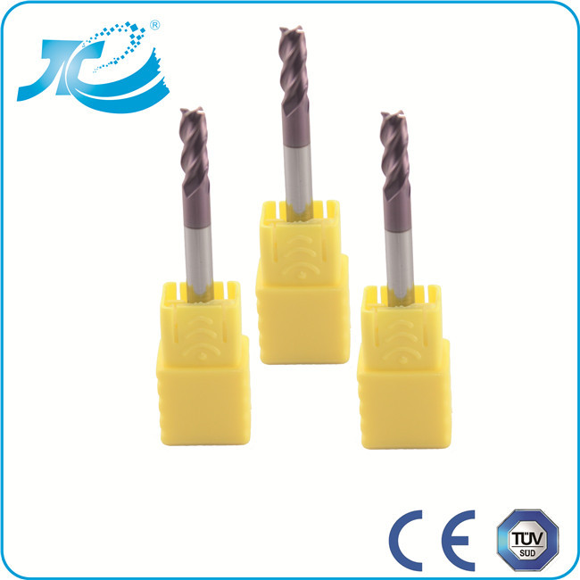 4 Flute Square End Mill , Diameter 6 mm HRC55 Multfunctional Diamond Tungsten Carbide Mill