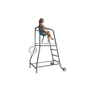 China Durable Swimming Pool Lifeguard Chair With Wheel Pool Handrail Equipment on sale